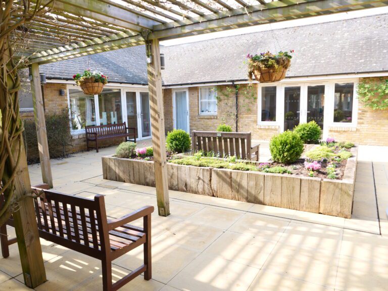 Hartley House Care Home at Courtyard: A Tranquil Outdoor Retreat