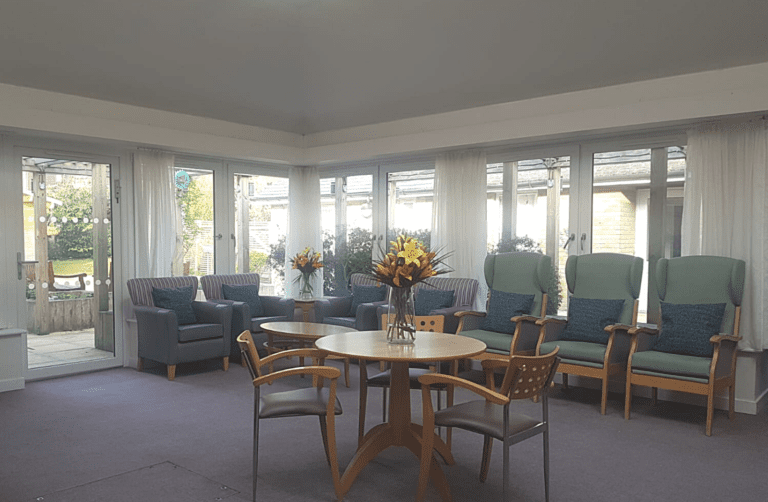 Hartley House Care Home Lounge: Comfortable and Inviting Space