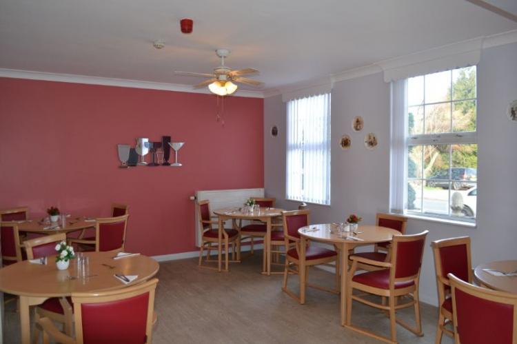 Pine Lodge Residential Care Home Dining Room: Welcoming and Cozy Atmosphere