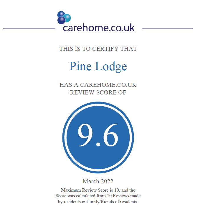 Rating Badge from Carehome.co.uk